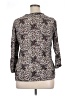 Zara Basic Gray 3/4 Sleeve Blouse Size XL - photo 2