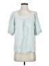 Gap Blue 3/4 Sleeve Blouse Size S - photo 1