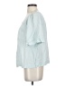 Gap Blue 3/4 Sleeve Blouse Size S - photo 5