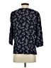 Hinge 100% Rayon Blue 3/4 Sleeve Blouse Size S - photo 2