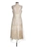 Assorted Brands 100% Polyester Chevron-herringbone Ivory Cocktail Dress Size 8 - photo 2