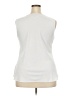 Nic + Zoe 100% Polyester White Sleeveless Blouse Size XXL - photo 2