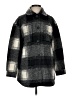 M&S Collection 100% Polyester Plaid Gray Coat Size XS - photo 1
