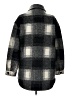 M&S Collection 100% Polyester Plaid Gray Coat Size XS - photo 2