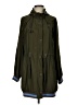 Free People 100% Polyester Green Raincoat Size XS - photo 1