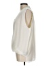 Cliche 100% Polyester Ivory Sleeveless Blouse Size L - photo 5