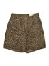 Gap 100% Cotton Animal Print Brown Shorts Size 27 Petite - photo 1