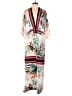 Fashion Nova 100% Polyester Tropical Ivory White Jumpsuit Size XL - photo 1