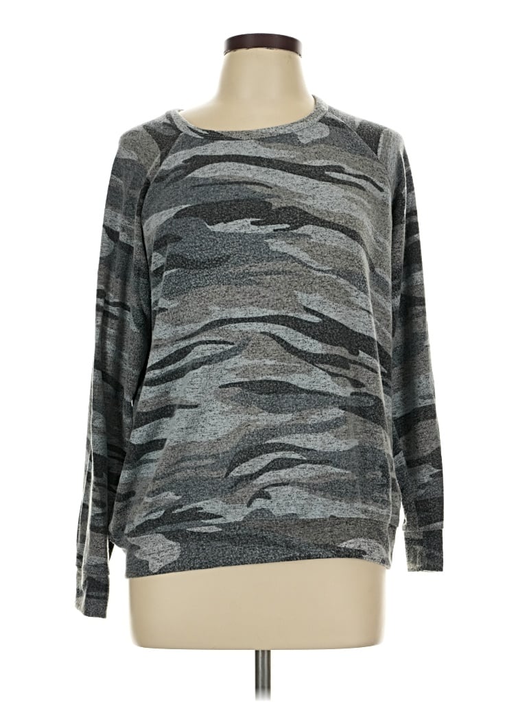 Pre-owned Buffalo By David Bitton Long Sleeve T-shirt In Gray
