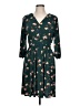Petite Assembly Floral Teal Casual Dress Size Lg Petite - photo 1