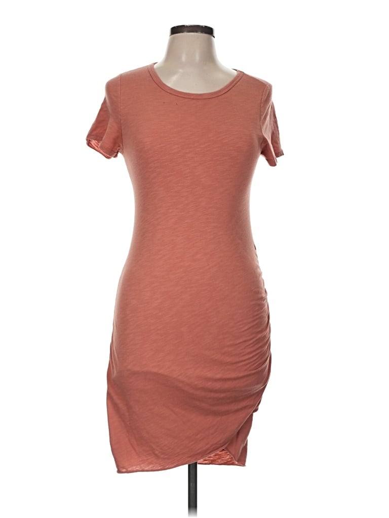 Pre-owned Pink Lily Casual Dress In Brown