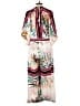 Fashion Nova 100% Polyester Tropical Ivory White Jumpsuit Size XL - photo 2
