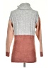 Fab'rik Color Block Gray Turtleneck Sweater Size S - photo 2