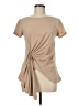 Which We Want Tan Short Sleeve Top Size M - photo 1