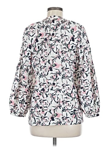 Caslon 3/4 Sleeve Blouse (view 2)
