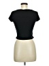rue21 Black Short Sleeve Top Size M - photo 2