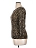 J.Crew Animal Print Gold Cardigan Size XL - photo 5