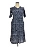 Unbranded Paisley Blue Casual Dress Size XL - photo 1