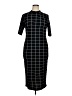 Shein Argyle Black Casual Dress Size 0X - photo 1