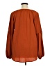 Unbranded 100% Polyester Orange Long Sleeve Blouse Size 2X - photo 2