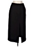 Theory 100% Polyester Solid Black Formal Skirt Size 6 - photo 1