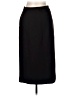 Theory 100% Polyester Solid Black Formal Skirt Size 6 - photo 2