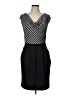 Jonathan Martin Chevron-herringbone Black Cocktail Dress Size L - photo 1