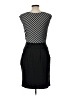 Jonathan Martin Chevron-herringbone Black Cocktail Dress Size L - photo 2