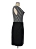 Jonathan Martin Chevron-herringbone Black Cocktail Dress Size L - photo 4