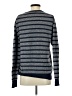 British Khaki 100% Cotton Stripes Gray Pullover Sweater Size S - photo 2