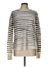 Pam & Gela Stripes Silver Wool Pullover Sweater Size L - photo 1