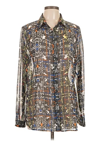 CAbi Long Sleeve Button-Down Shirt (view 1)