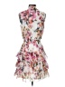 MSK 100% Polyester Floral White Cocktail Dress Size S - photo 2