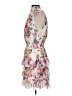 MSK 100% Polyester Floral White Cocktail Dress Size S - photo 5