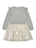 Bonnie Jean 100% Polyester Silver Dress Size 10 - photo 2
