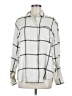 Z Supply Plaid Ivory Long Sleeve Button-Down Shirt Size M - photo 1