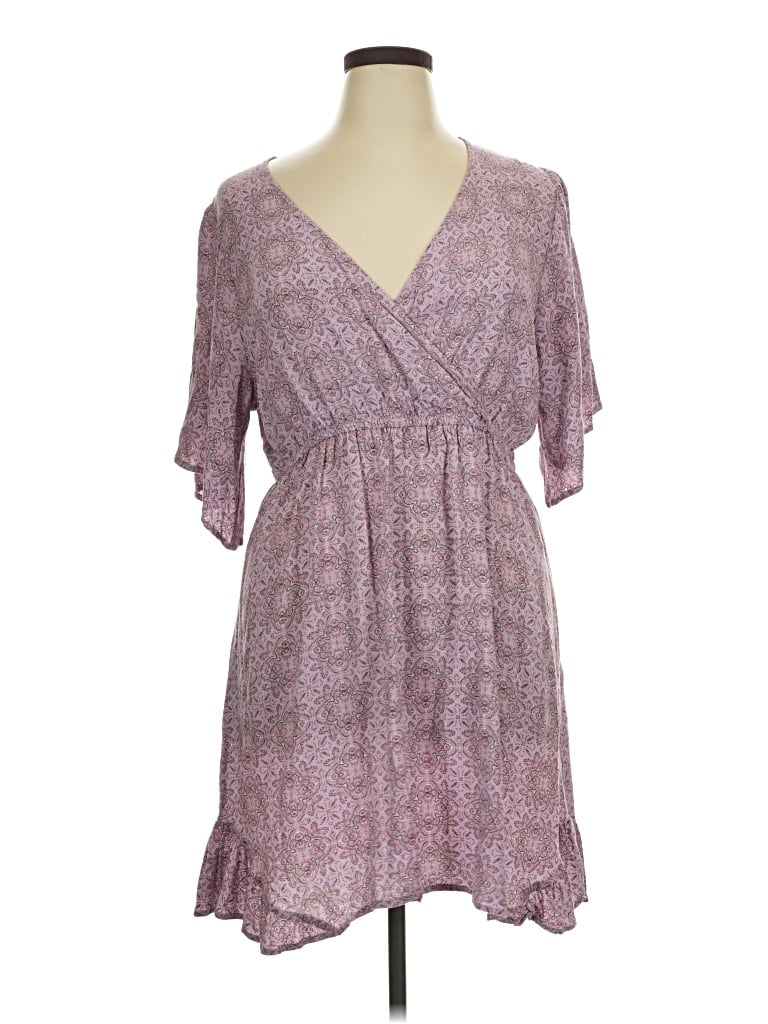 Pre-owned Rewind Casual Dress In Purple