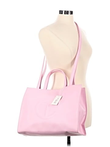 Telfar Medium Bubblegum Shopping Tote (view 2)