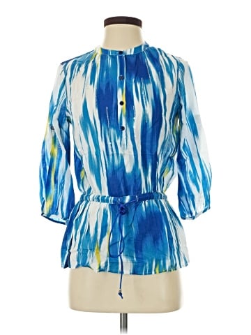 CALVIN KLEIN JEANS 3/4 Sleeve Blouse (view 1)