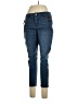 Jennifer Lopez Solid Blue Jeans Size 12 - photo 1
