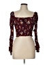 Assorted Brands Burgundy 3/4 Sleeve Blouse Size L - photo 1