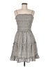 Jessica Simpson 100% Polyester Polka Dots Gray Casual Dress Size M - photo 1