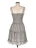 Jessica Simpson 100% Polyester Polka Dots Gray Casual Dress Size M - photo 2