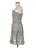 Jessica Simpson 100% Polyester Polka Dots Gray Casual Dress Size M - photo 5