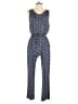 En Focus Studio Polka Dots Blue Jumpsuit Size 4 - photo 1