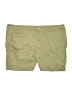 Gloria Vanderbilt Solid Green Khaki Shorts Size 18 - photo 1