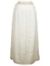 Talbots Solid Ivory Formal Skirt Size 12 - photo 2