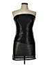 Bozzolo Metallic Black Cocktail Dress Size L - photo 1