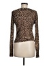 Olivaceous Animal Print Brown Cardigan Size M - photo 2
