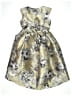 Bonnie Jean 100% Polyester Metallic Silver Dress Size 8 - photo 2
